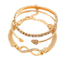 Pulseira Infinito Lucky com Strass Feminina | ALMA & BELEZA