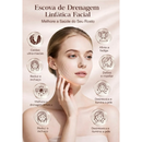 Escova Facial Para Drenagem Linfática Modeladora Reduz Inchaço Facial Gua Sha Kit 1 ou 2 Unidades